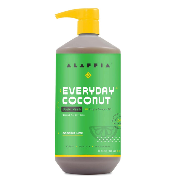 ALAFFIA Everyday Coconut Body Wash Coconut Lime Fair Trade 950ml