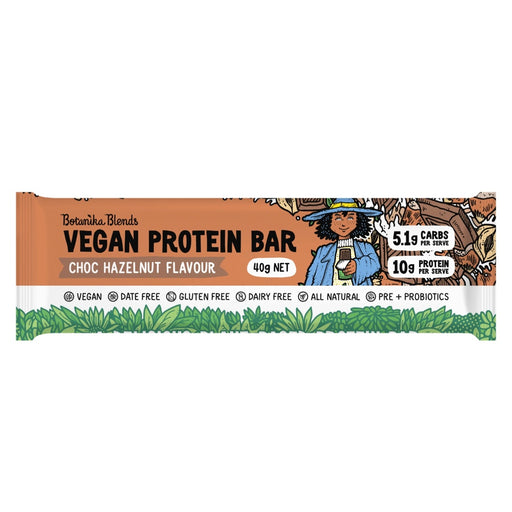 BOTANIKA BLENDS Vegan Protein Bars Choc Hazelnut - 12x40g