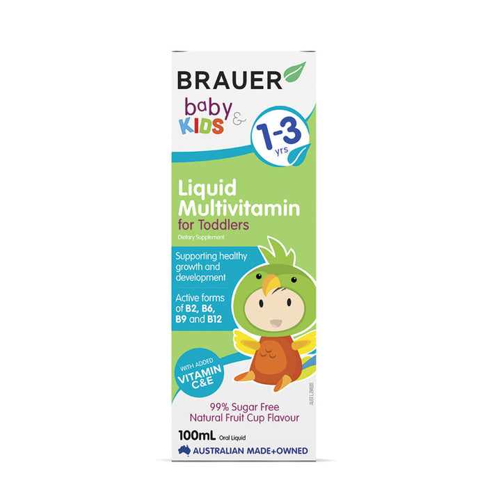 Brauer Baby & Kids Liquid Multivitamin for Toddlers 1-3 years 