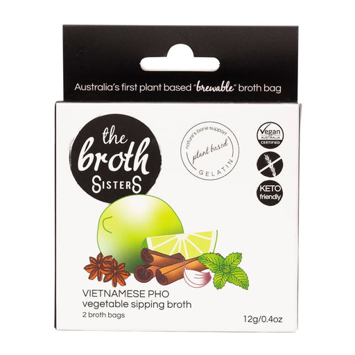 THE BROTH SISTERS Vegetable Sipping Broth Bags Vietnamese Pho