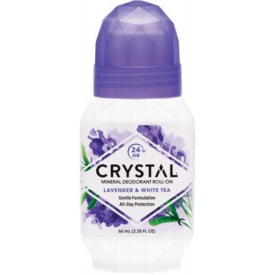 CRYSTAL ESSENCE Roll-on Deodorant Lavender & White Tea