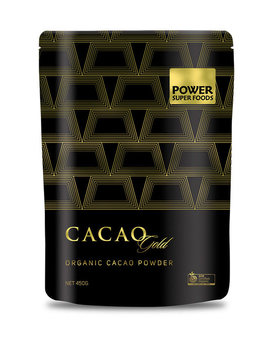 POWER SUPER FOODS Cacao Gold - Organic Cacao Powder 450g