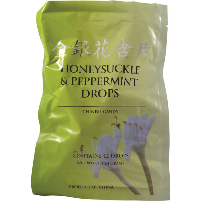 Cathay Herbal Honeysuckle and Peppermint Drops 