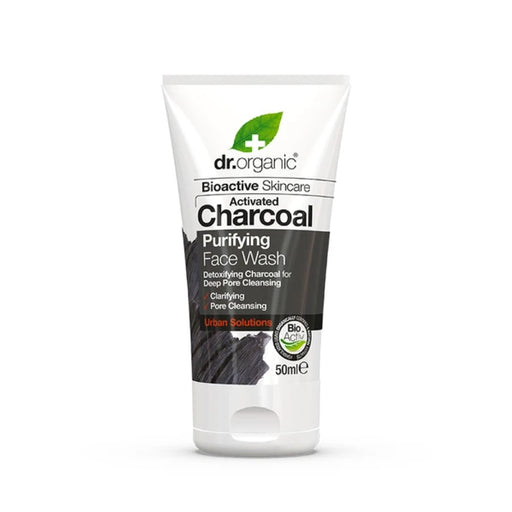 DR ORGANIC Activated Charcoal Face Wash Purifying Bioactive 200ml