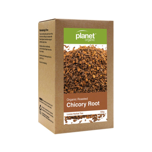 PLANET ORGANIC Roasted Chicory Root Loose Leaf Tea 100g