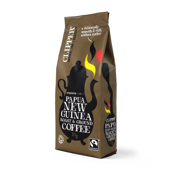 CLIPPER Organic Coffee Roasted & Ground 227g