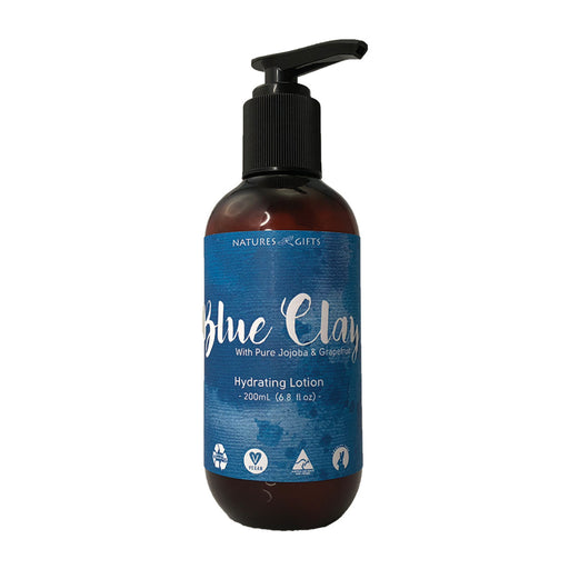 Clover Fields Nature's Gifts Blue Clay with Jojoba & Grapefruit Hydrating Lotion 