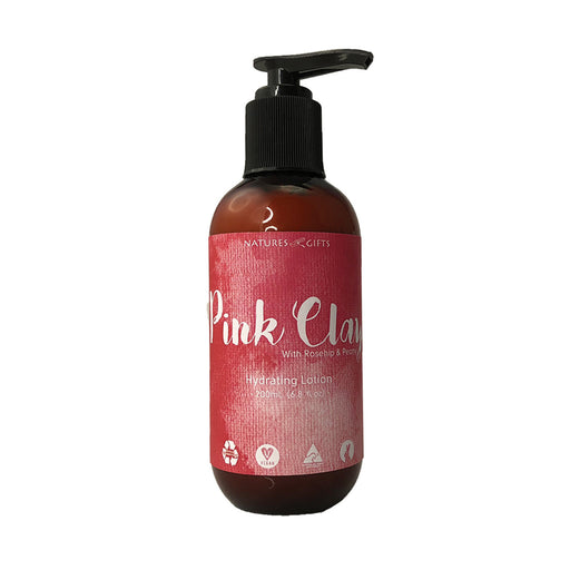 Clover Fields Nature's Gifts Pink Clay with Rosehip & Peony Hydrating Lotion 