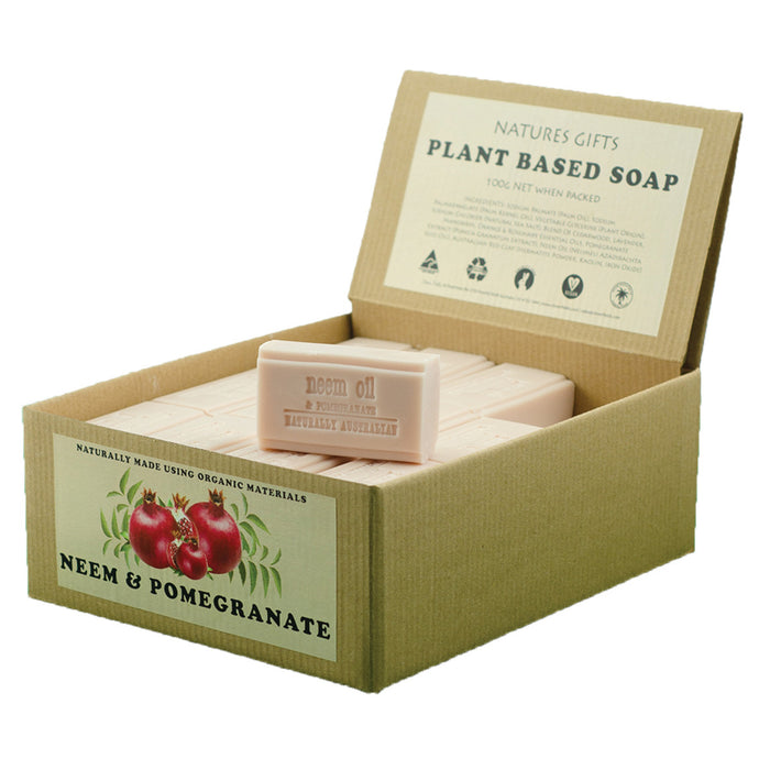 Clover Fields Neem Oil and Pomegranate Soap Bars