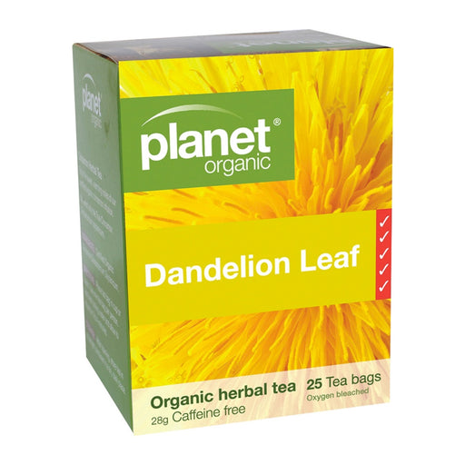 PLANET ORGANIC Dandelion Leaf Herbal Tea - 25 Bags
