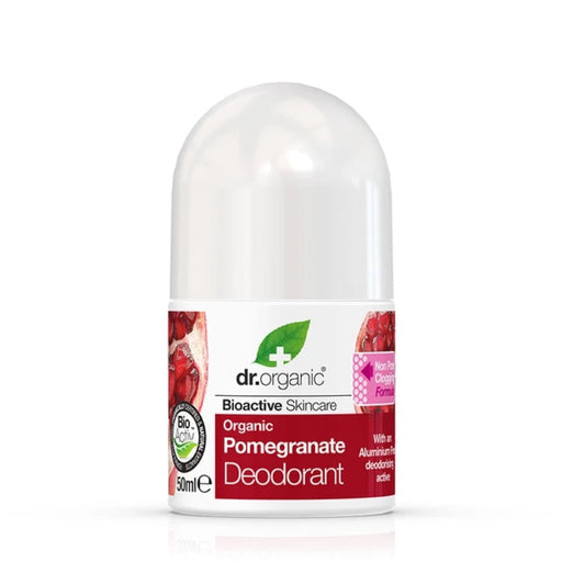 DR ORGANIC Deodorant Roll On Pomegranate 50ml