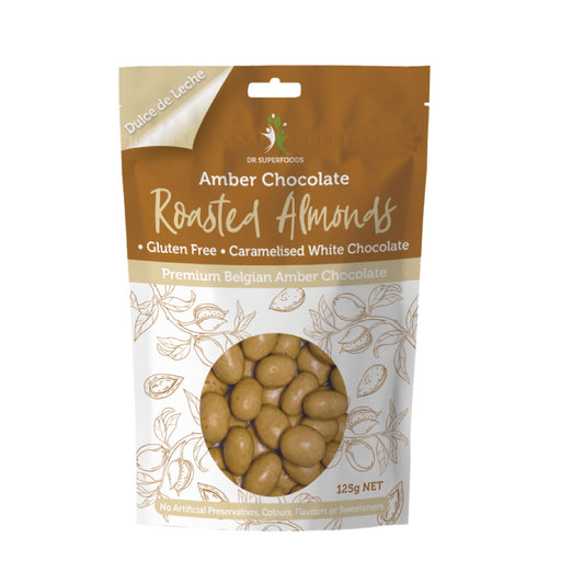 DR SUPERFOODS Roasted Almonds Amber Chocolate - 125g