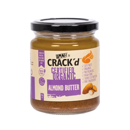 EVERY BIT ORGANIC RAW Crack'd Almond Butter - 250g