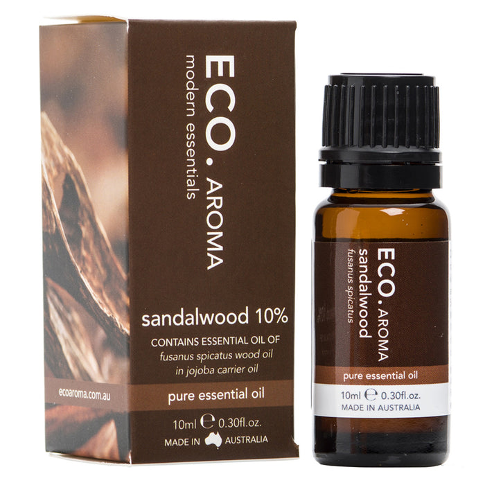 Eco Aroma Dilution Sandalwood 10% in Grapeseed Essential Oil 