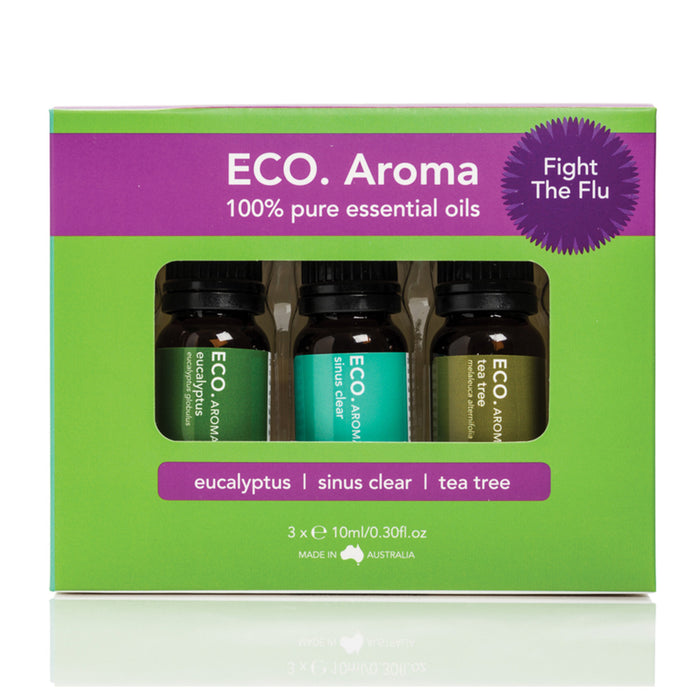 Eco Modern Essentials Fight The Flu Aroma Trio Essential Oil