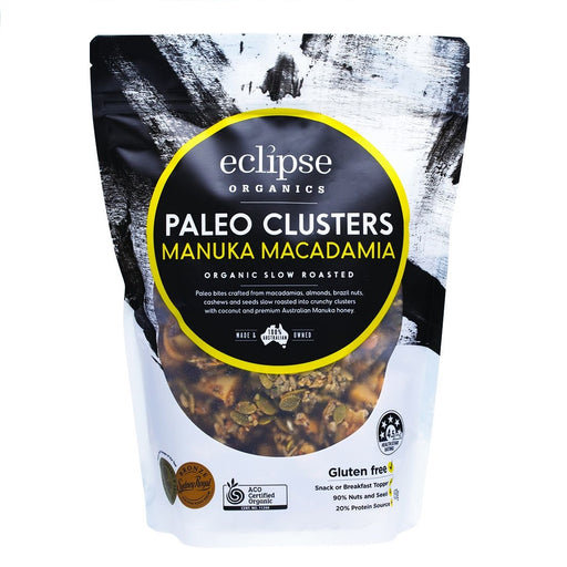 Eclipse Organics - Organic Paleo Clusters - Manuka Macadamia 