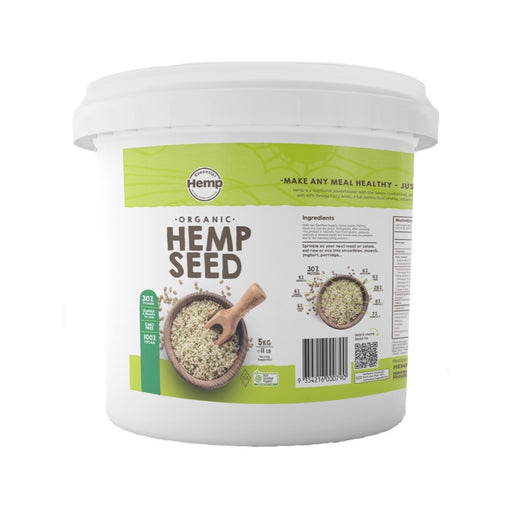 ESSENTIAL HEMP Organic Hemp Seeds Hulled - 5kg