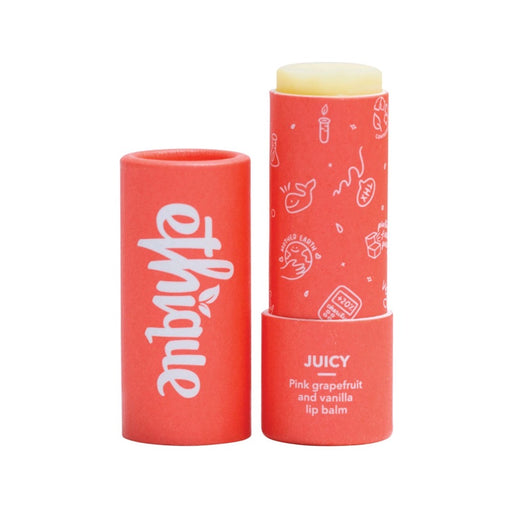 ETHIQUE Lip Balm Juicy - Pink Grapefruit & Vanilla - 9g