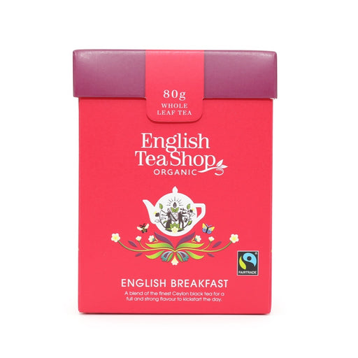 ENGLISH TEA SHOP Organic English Breakfast Loose Leaf Tea 80g