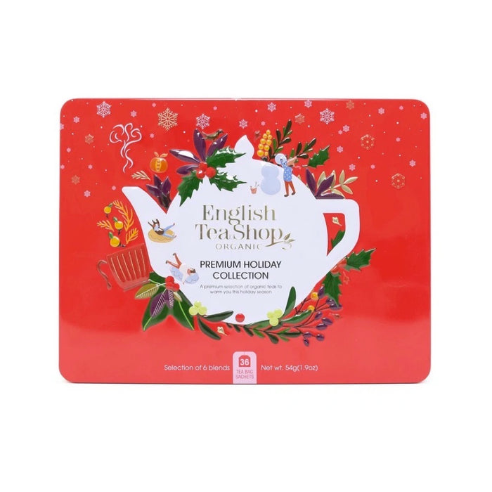 ENGLISH TEA SHOP Red Premium Holiday Collection Gift Tin 54g