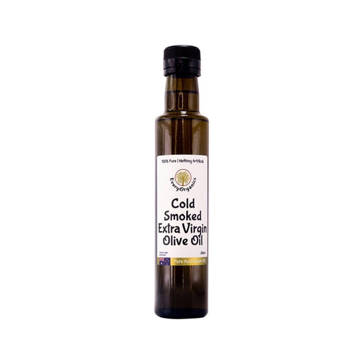 EVERYORGANICS Cold Smoked Extra Virgin Olive Oil Pure Australian Oil - 250ml
