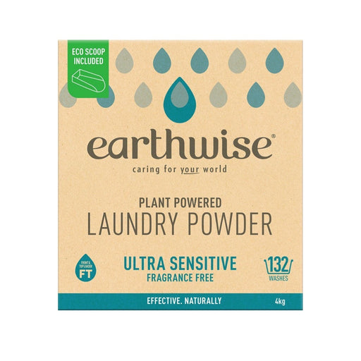 EARTHWISE Laundry Powder Fragrance Free - 4kg