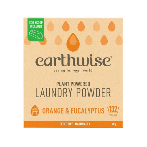 EARTHWISE Laundry Powder Orange & Eucalyptus - 4kg