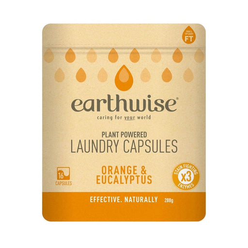 EARTHWISE Laundry Capsules Orange & Eucalyptus - 16