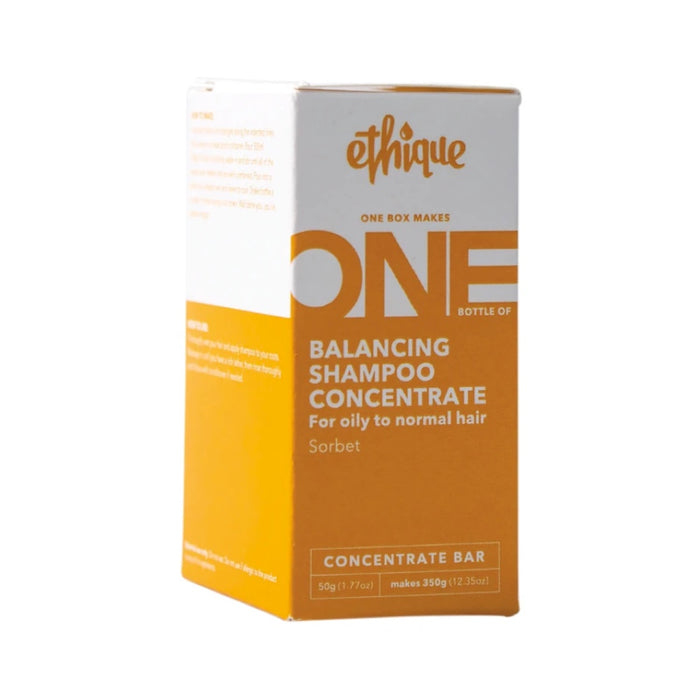 ETHIQUE Balancing Shampoo Concentrate For Oily to Normal Hair - Sorbet (One Box Makes One Bottle of 350g) - 50g