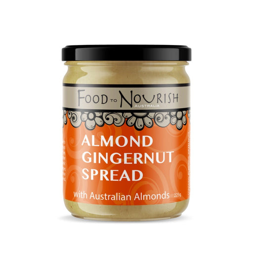 Food to Nourish Almond Gingernut Spread 225g