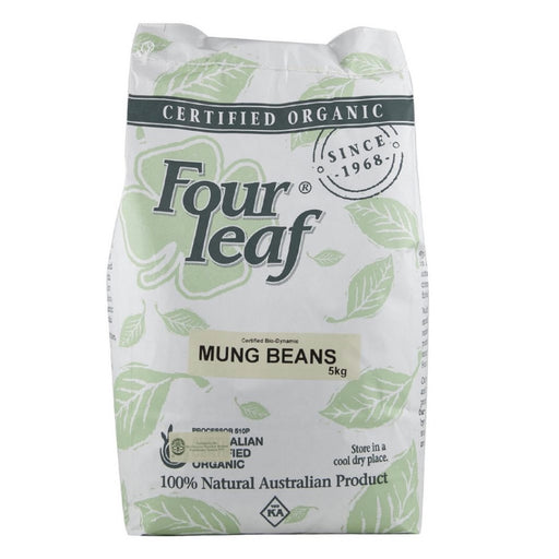 FOUR LEAF Organic Mung Beans 5kg