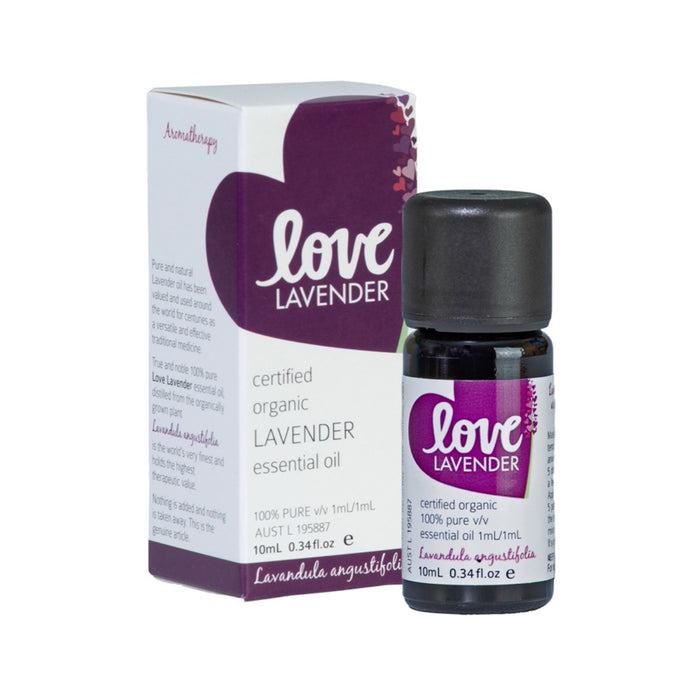 Free Spirit Love Lavender Certified Organic 100% Pure Lavender Essential Oil 10ml