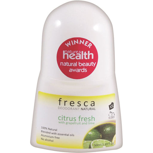 Fresca Natural Citrus Fresh with Grapefruit & Lime Deodorant 