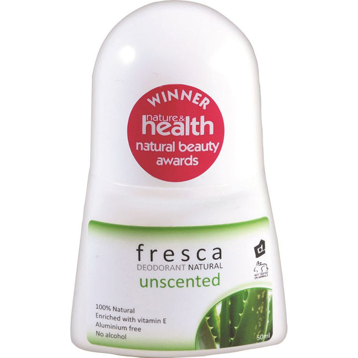 Fresca Natural Unscented with Vitamin E Deodorant
