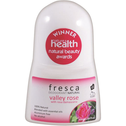 Fresca Natural Valley Rose with Rosa Damascena Deodorant