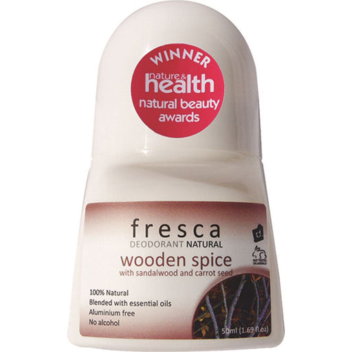 Fresca Natural Wooden Spice with Sandalwood & Carrot Oil Deodorant