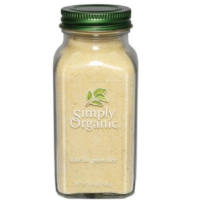 Simply Organic Garlic Powder Large Glass 103g