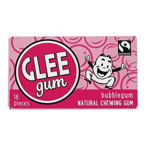GLEE GUM Sugar free Chewing Gum Bubblegum Box x 12 BULK