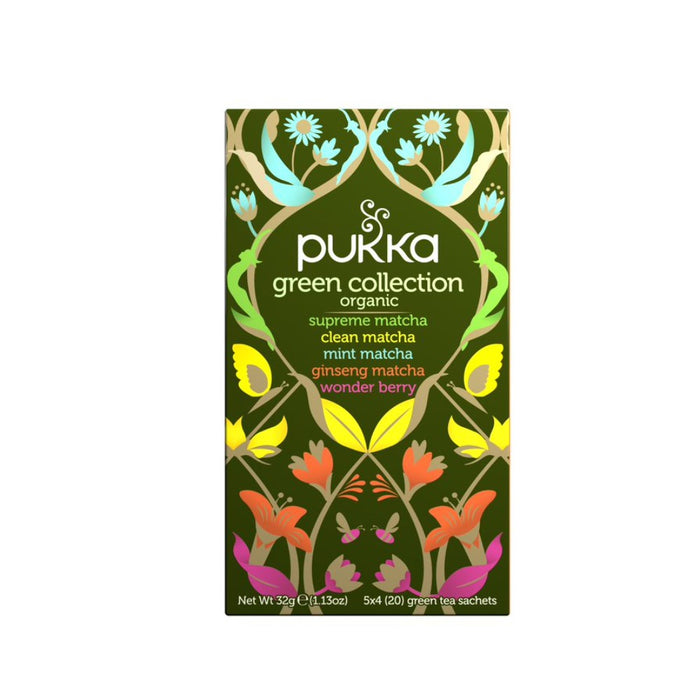 Pukka Green Collection (4 Flavours) x 20 Tea Bags