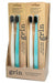 GRIN 8 Pack - Twin Pack Soft Biodegradable Toothbrush Mint & Ivory