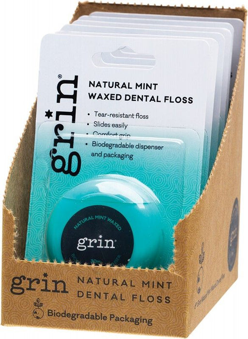 GRIN 6 Pack of Dental Floss
