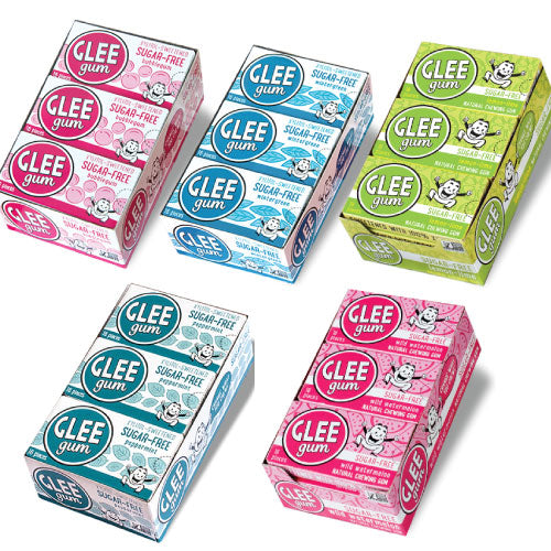 Glee Gum Bulk Box - Sugar Free Chewing Gum - Every Flavour 1 Case