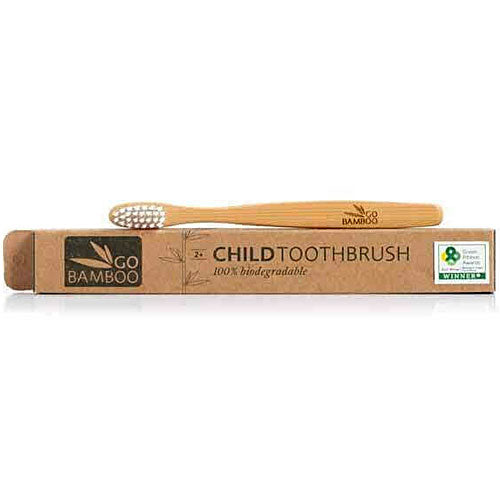 GO BAMBOO Child Toothbrush Biodegradable Ages 2+