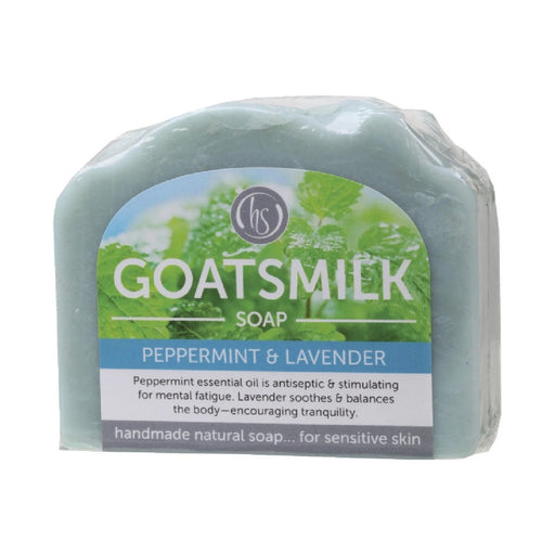 HARMONY SOAPWORKS Organic Goat's Milk Soap Peppermint & Lavender 140g