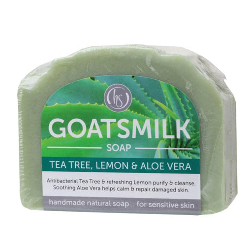 HARMONY SOAPWORKS Organic Goat's Milk Soap Tea Tree & Lemon 140g
