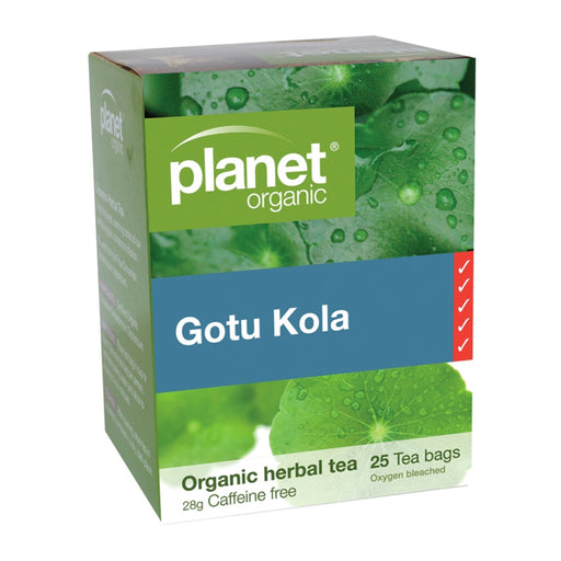 PLANET ORGANIC Gotu Kola Herbal Tea - 25 Bags