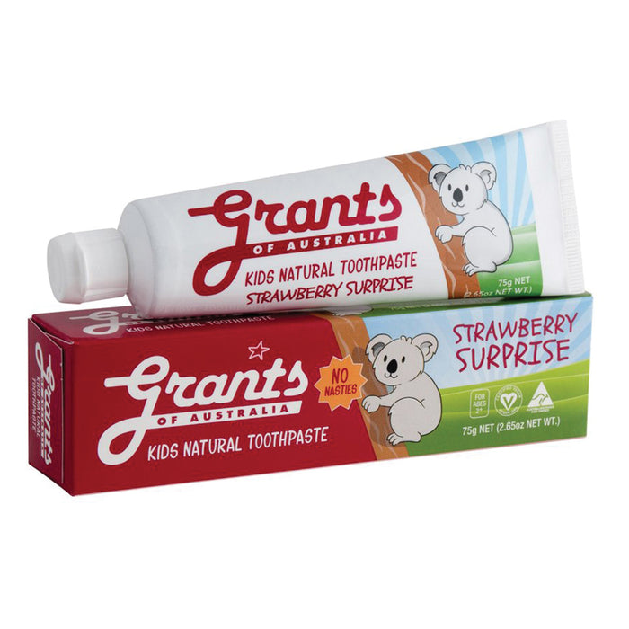 Grants Natural Kids Strawberry Surprise Toothpaste
