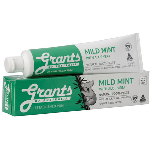 Grants Natural Mild Mint with Aloe Vera Toothpaste 
