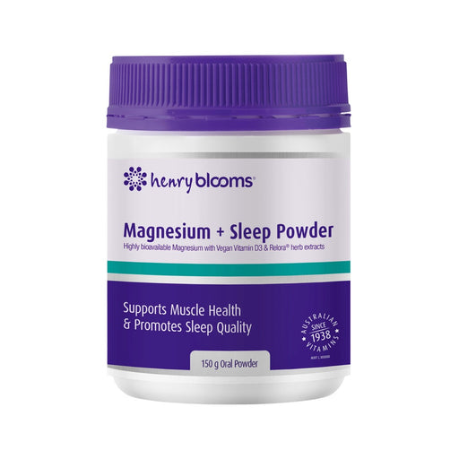 Henry Blooms Magnesium + Sleep Powder Oral Powder 150g