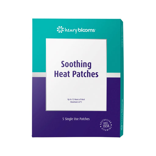 Henry Blooms Soothing Heat Patches (Single Use) x 5 Pack